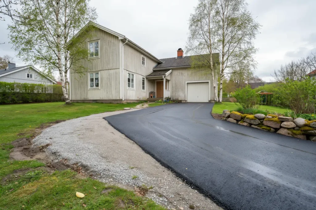 asfaltera garageuppfarten n r l nar det sig hur g r arbetet till och vad ska du t nka p