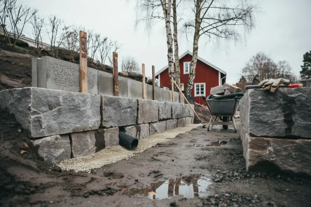 st dmur i sl nt p villatomten material h jdregler och vanliga misstag att undvika
