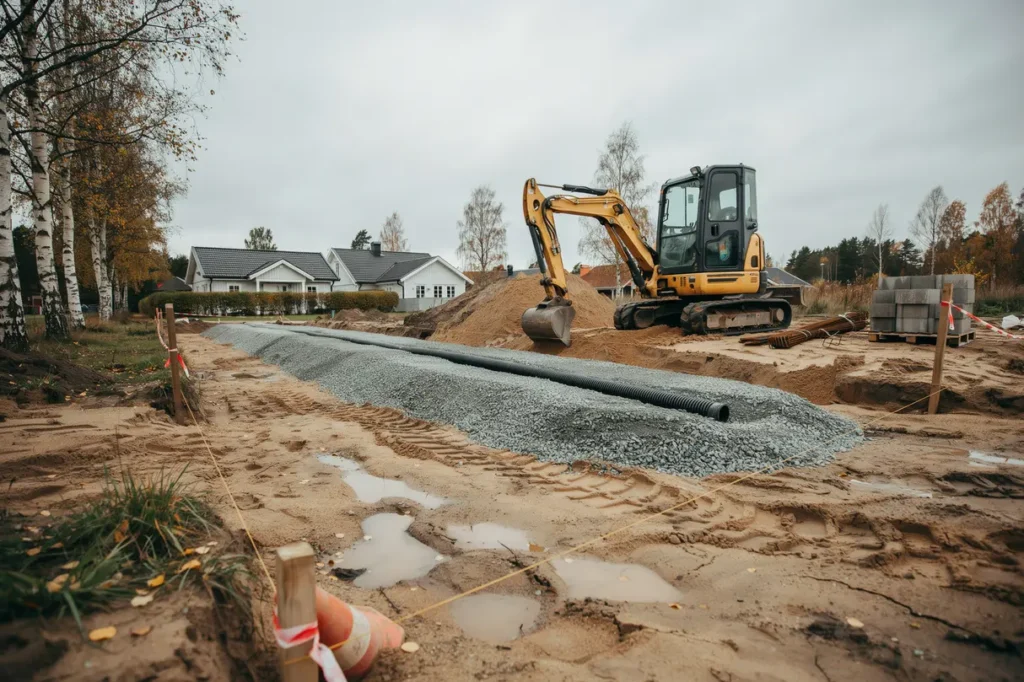 markarbete schaktning p villatomten s undviker du dyra misstag f re byggstart