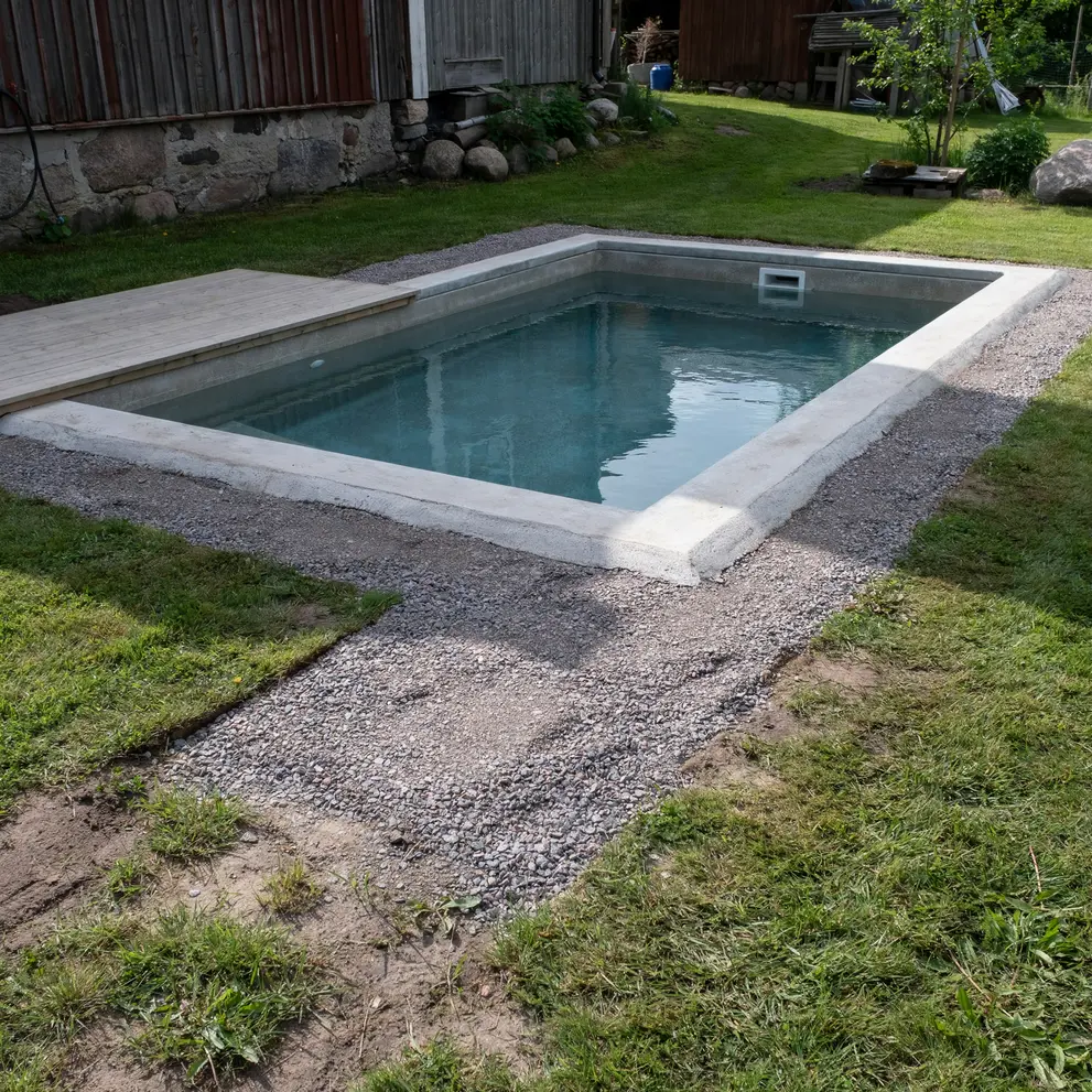 bygga pool enskede stockholm